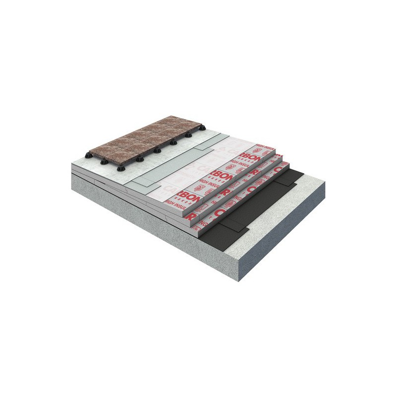 Экструдированный пенополистирол (XPS) Carbon Prof 400 1180х580х100 мм Экструдированный пенополистирол (XPS) Carbon Prof 400 1180х580х100 мм