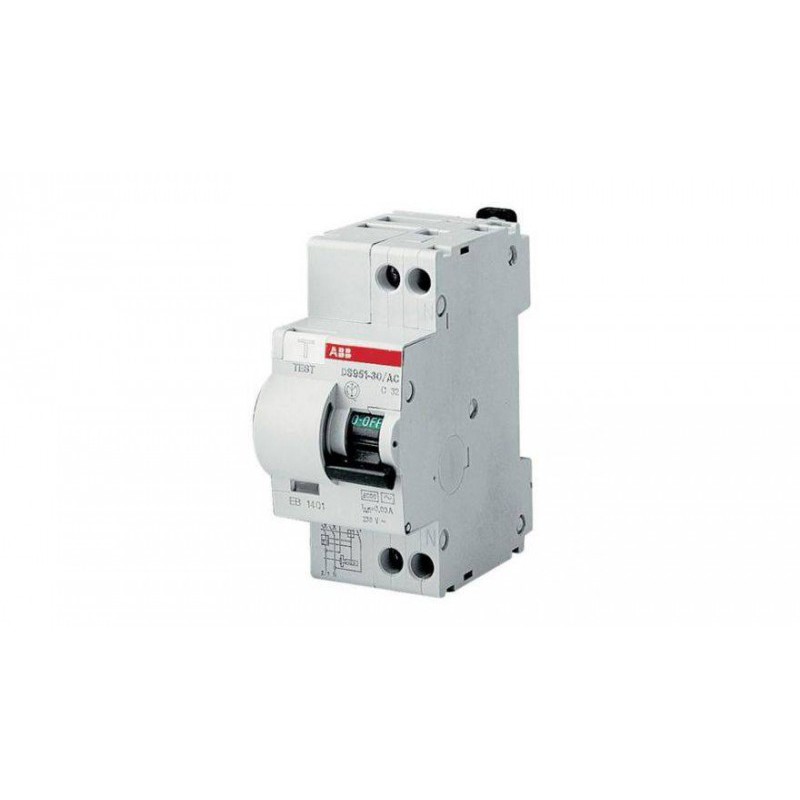 Выключатель автоматический дифференциального тока ABB DSH941R C 20 30MA AC Выключатель автоматический дифференциального тока ABB DSH941R C 20 30MA AC