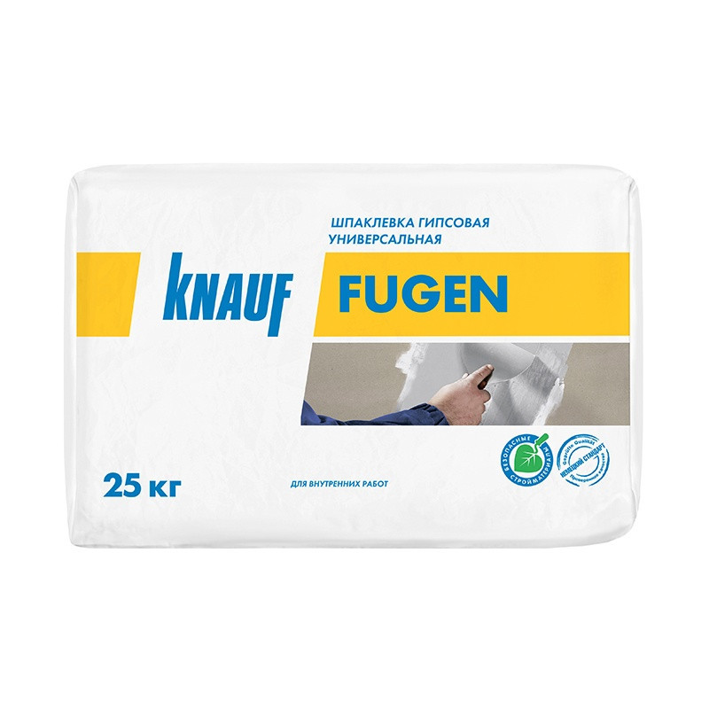 Шпаклевка гипсовая Knauf Fugen, универсальная, 25 кг Шпаклевка гипсовая Knauf Fugen, универсальная, 25 кг