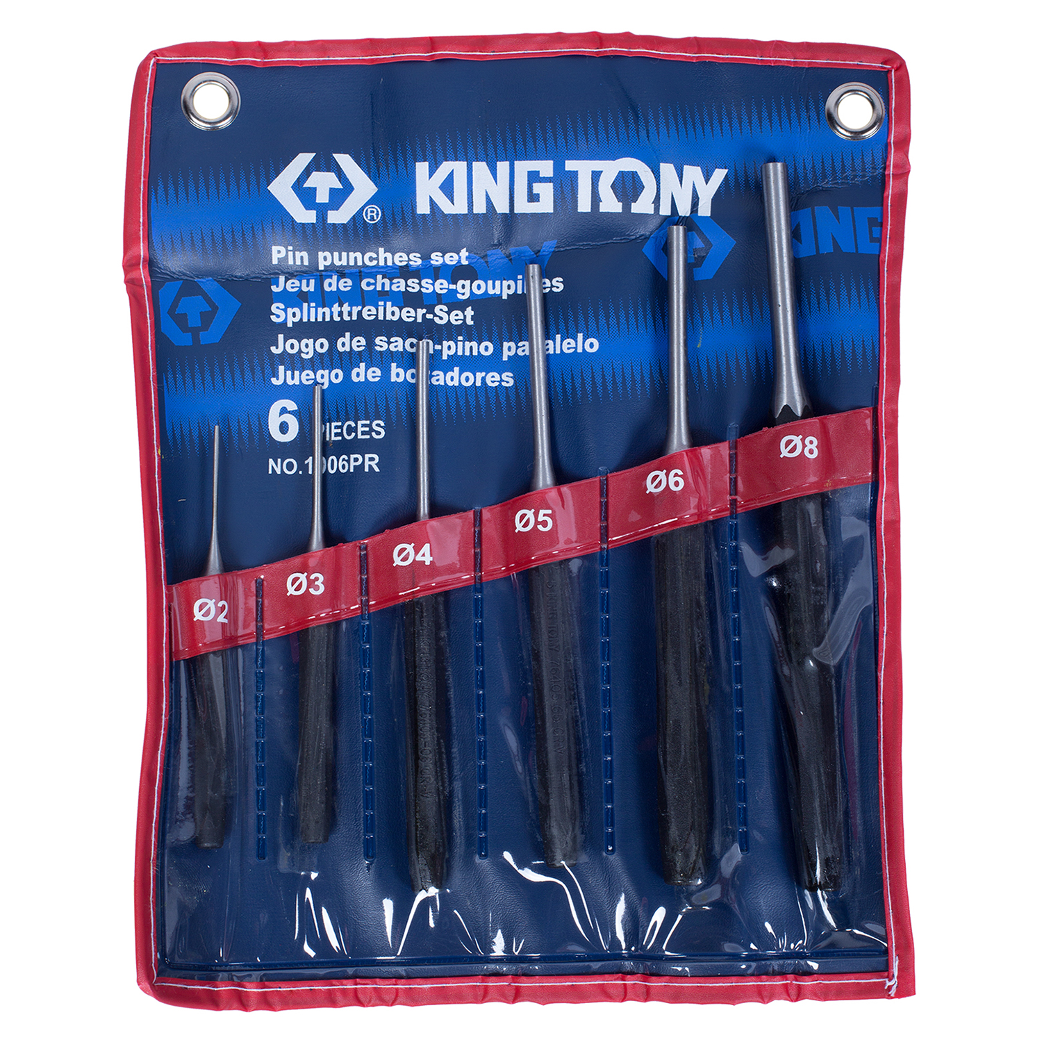 KING TONY Набор выколоток, 6 предметов KING TONY Набор выколоток, 6 предметов
