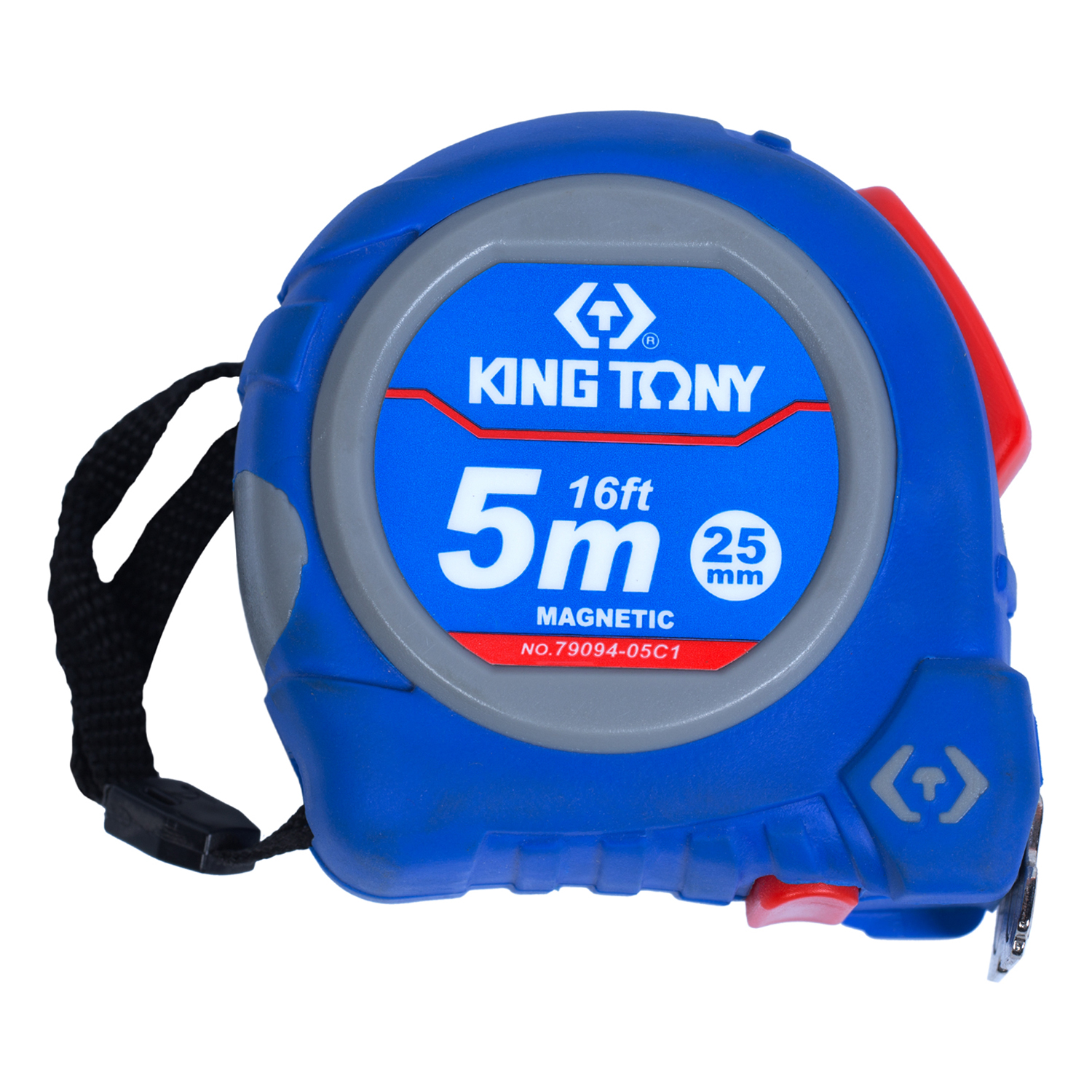 KING TONY Рулетка измерительная 5 м, полотно 25 мм, магнитный крюк KING TONY Рулетка измерительная 5 м, полотно 25 мм, магнитный крюк