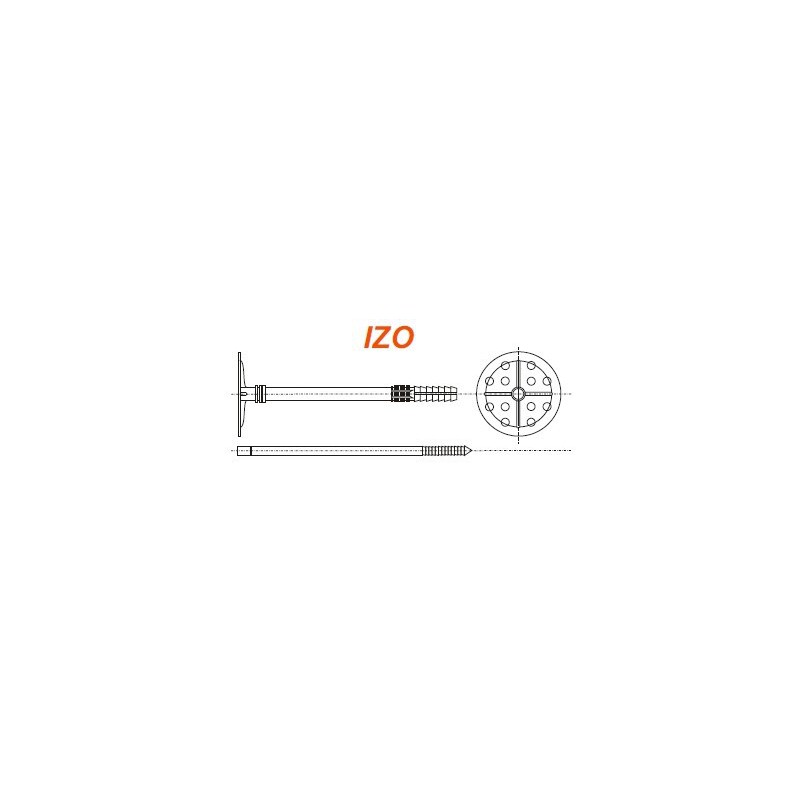 Дюбель IZO 10х100 Дюбель IZO 10х100