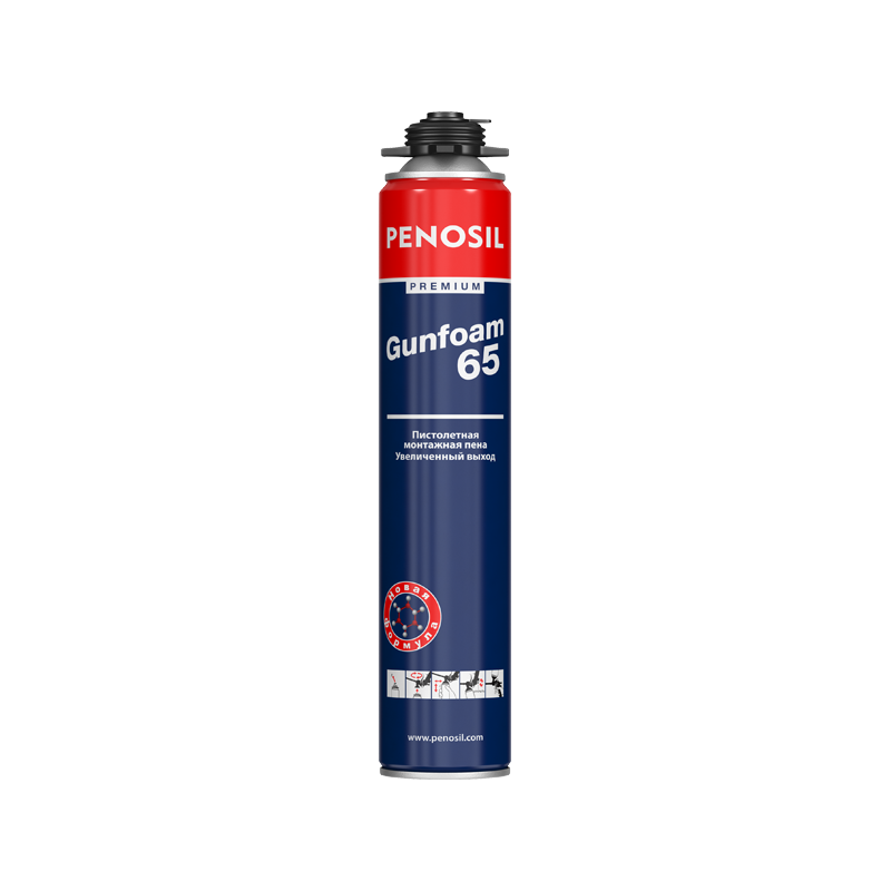 Пена монтажная профессиональная PENOSIL Premium Gunfoam 65 Пена монтажная профессиональная PENOSIL Premium Gunfoam 65