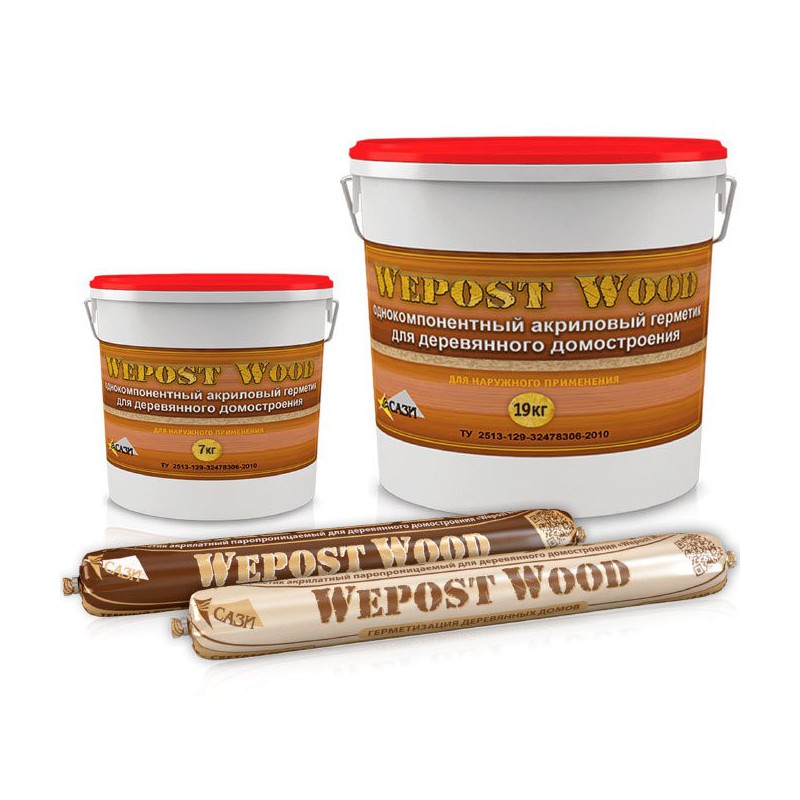 Герметик Wepost Wood 19 кг Герметик Wepost Wood 19 кг