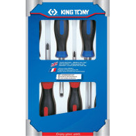 KING TONY Набор отверток, 6 предметов