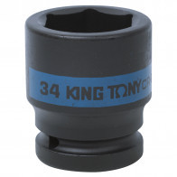 KING TONY Головка торцевая ударная шестигранная 3/4