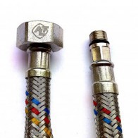 Гибкая подводка к смесителю PEX SUPER 1/2"хМ10 гайка-штуцер 18 мм (0,5 м) ALTSTREAM Гибкая подводка к смесителю PEX SUPER 1/2"хМ10 гайка-штуцер 18 мм (0,5 м) ALTSTREAM